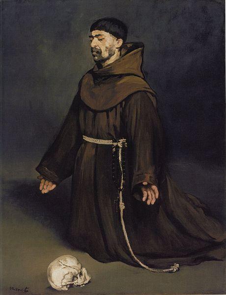 Edouard Manet Un moine en priere oil painting image